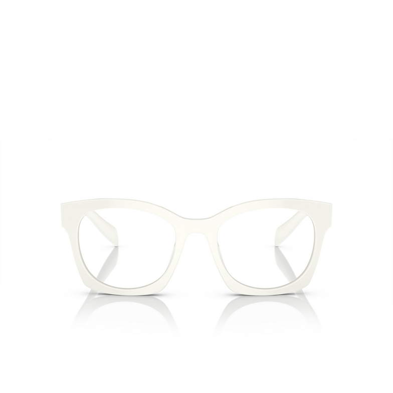 Prada PR A05V Eyeglasses 17K1O1 white ivory - 1/4
