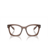 Prada PR A05V Korrektionsbrillen 17O1O1 transparent brown - Produkt-Miniaturansicht 1/4