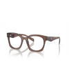 Prada PR A05V Eyeglasses 17O1O1 transparent brown - product thumbnail 2/4