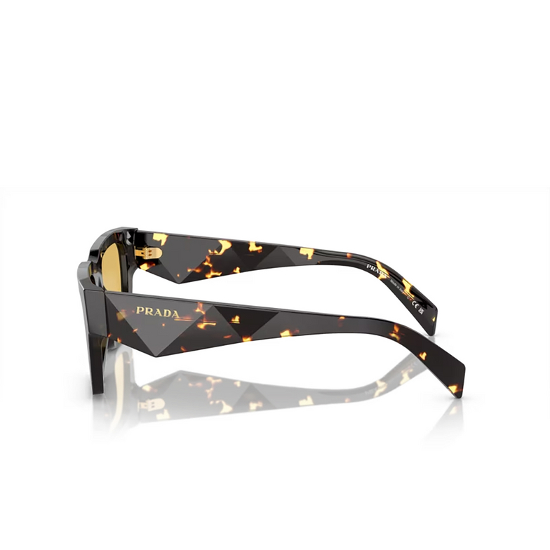 Prada PR A06S Sunglasses 16O10C tortoise black malt - 3/4