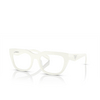 Gafas graduadas Prada PR A06V 17K1O1 white ivory - Miniatura del producto 2/4