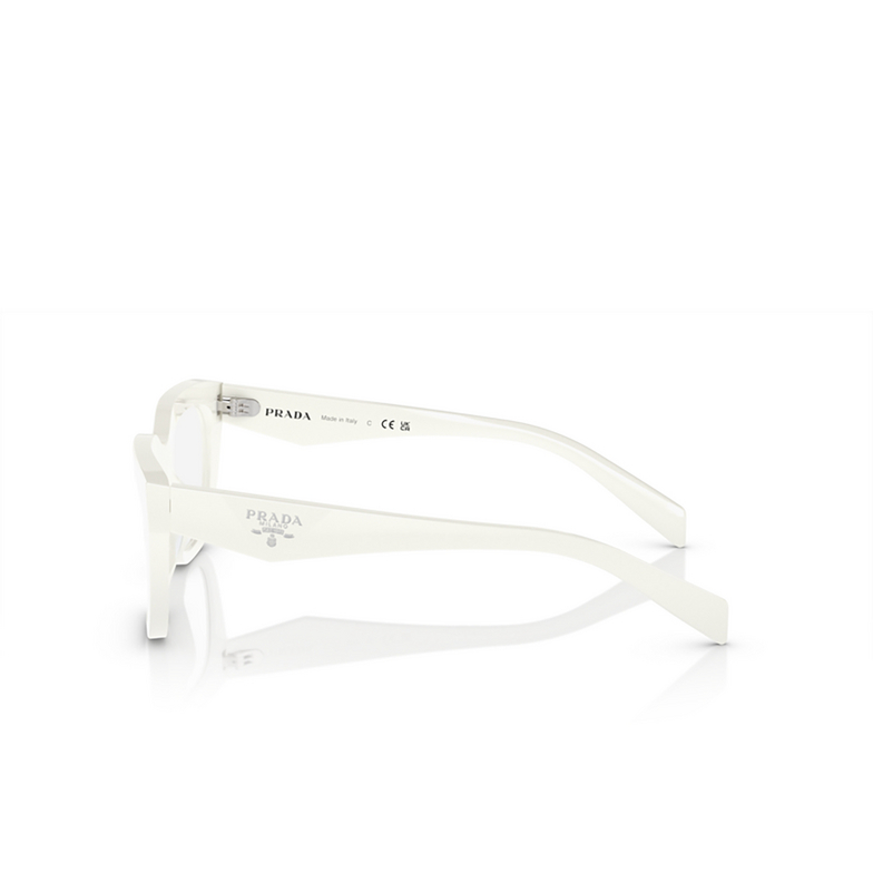 Prada PR A06V Korrektionsbrillen 17K1O1 white ivory - 3/4