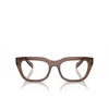 Prada PR A06V Korrektionsbrillen 17O1O1 transparent brown - Produkt-Miniaturansicht 1/4