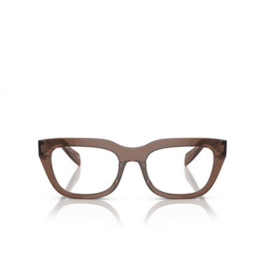 Prada PR A06V Korrektionsbrillen 17o1o1 transparent brown - Vorderansicht