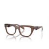 Prada PR A06V Eyeglasses 17O1O1 transparent brown - product thumbnail 2/4