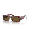 Prada PR A07S Sunglasses 18N01T mahogany - product thumbnail 2/4