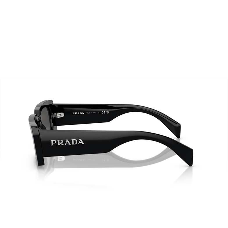Prada PR A07S Sunglasses 1AB5S0 black - 3/4