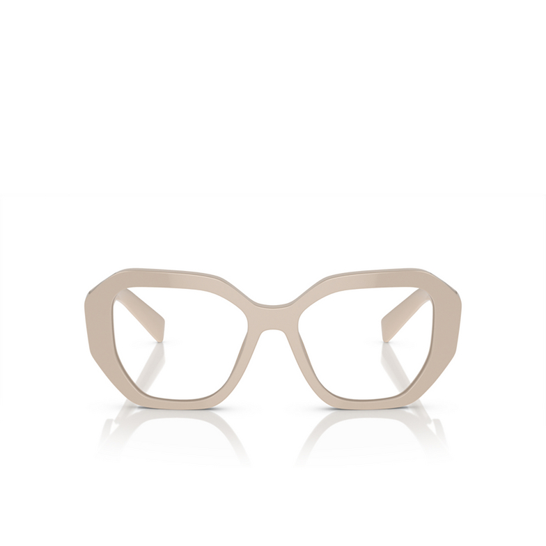 Prada PR A07V Eyeglasses 11O1O1 white ivory - 1/4