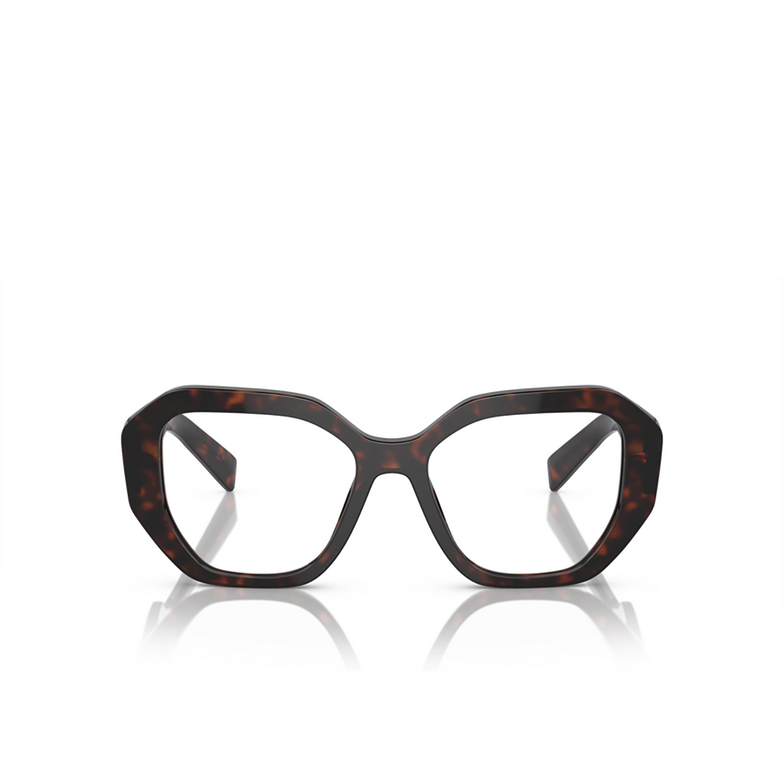 Prada PR A07V Eyeglasses 16N1O1 havana - 1/4