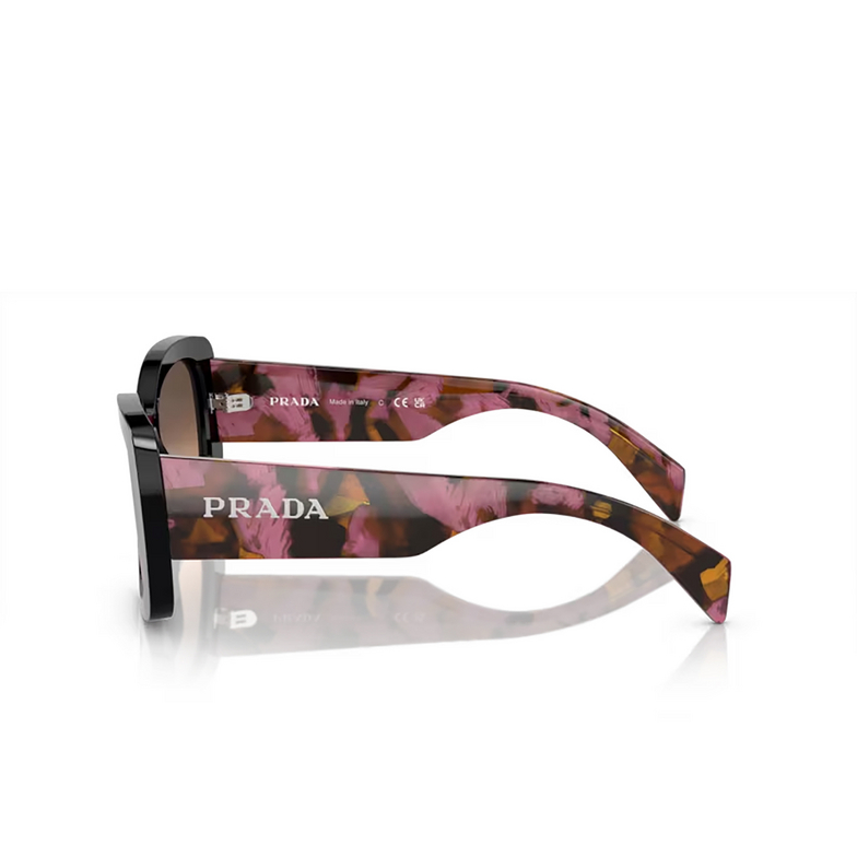 Prada PR A08S Sunglasses 12O50C mahogany - 3/4