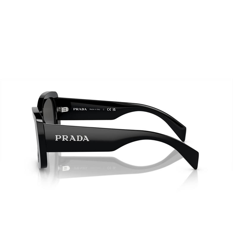 Prada PR A08S Sunglasses 1AB5S0 black - 3/4