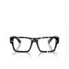 Prada PR A08V Eyeglasses 15O1O1 havana black transparent - product thumbnail 1/4