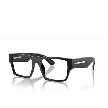 Prada PR A08V Korrektionsbrillen 16K1O1 black - Dreiviertelansicht