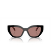 Prada PR A09S Sunglasses 12O10D mahogany - product thumbnail 1/4