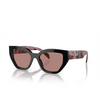 Prada PR A09S Sunglasses 12O10D mahogany - product thumbnail 2/4