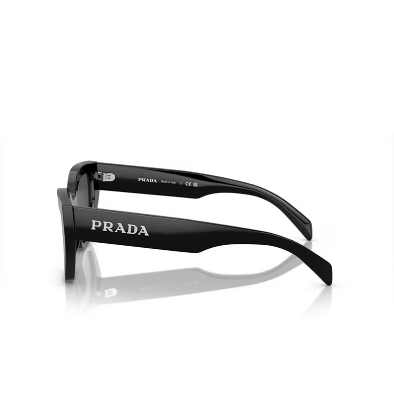 Prada PR A09S Sunglasses 1AB5S0 black - 3/4
