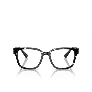 Prada PR A09V Eyeglasses 15O1O1 havana black transparent - front view