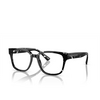 Prada PR A09V Eyeglasses 15O1O1 havana black transparent - product thumbnail 2/4