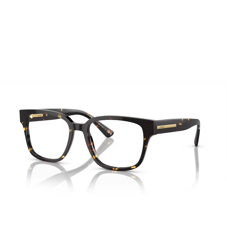 Prada PR A09V Eyeglasses 16O1O1 havana black / yellow - 2/4