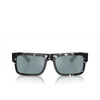 Prada PR A10S Sunglasses 15O01A havana black transparent - product thumbnail 1/4