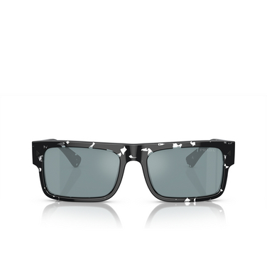 Prada PR A10S Sunglasses 15O01A havana black transparent - front view