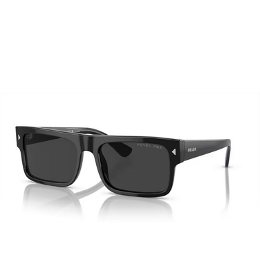 Prada PR A10S Sunglasses 16K08G black - three-quarters view