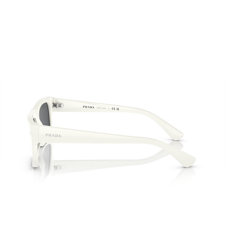 Prada PR A10S Sunglasses 17K07T white - 3/4