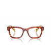 Prada PR A10V Eyeglasses 11P1O1 havana cognac - product thumbnail 1/4