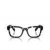 Prada PR A10V Eyeglasses 15O1O1 havana black transparent - product thumbnail 1/4