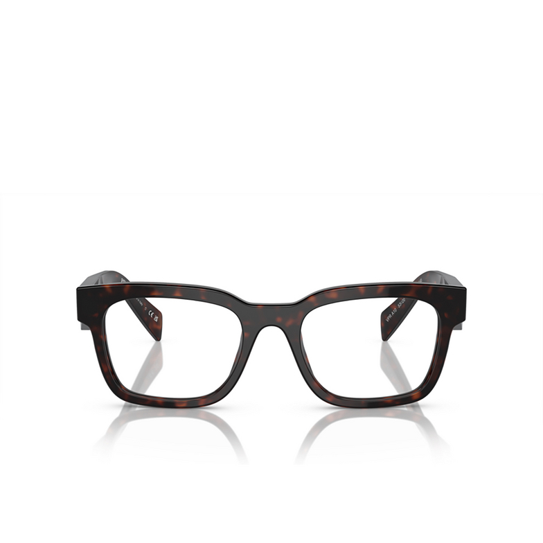 Prada PR A10V Eyeglasses 17N1O1 havana red - 1/4