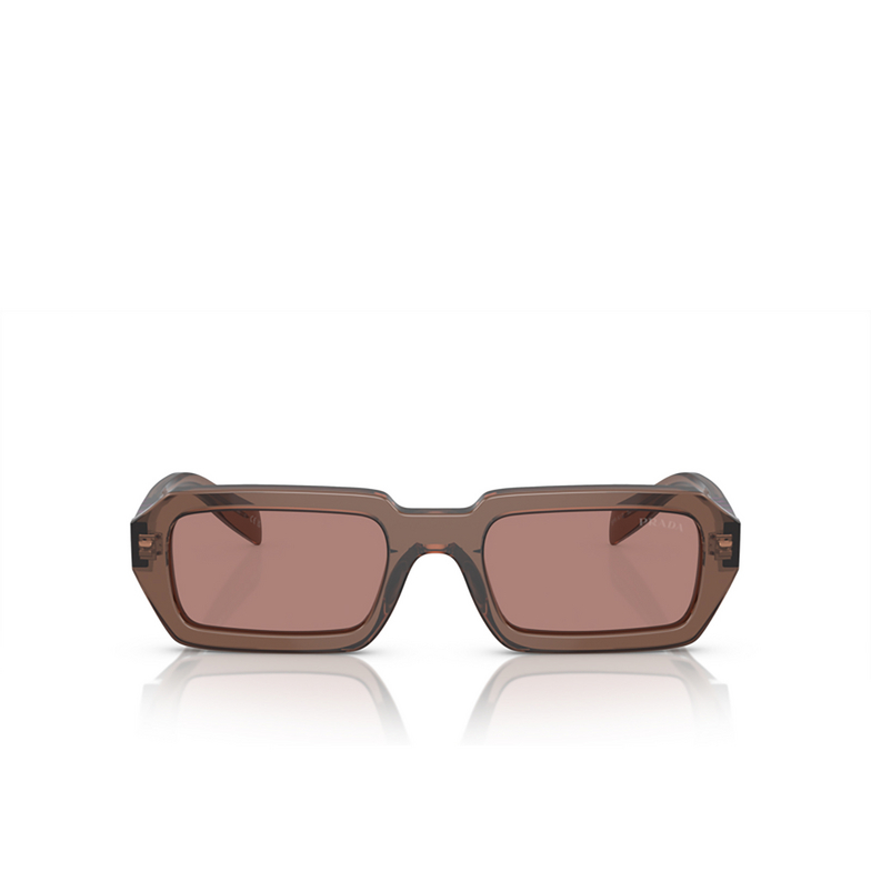 Gafas de sol Prada PR A12S 17O60B brown transparent - 1/4