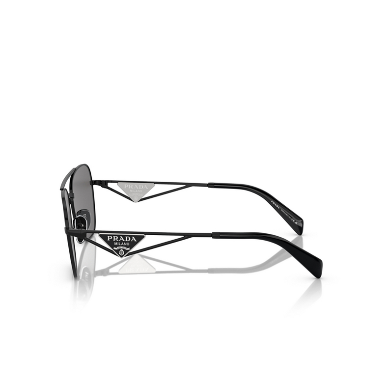 Prada PR A50S Sunglasses 1AB5Z1 metal black - 3/4