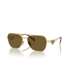 Prada PR A50S Sunglasses 5AK01T gold - product thumbnail 2/4