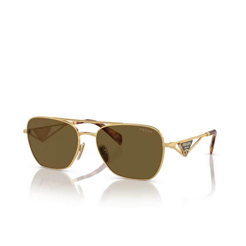 Gafas de sol Prada PR A50S 5AK01T gold - 2/4