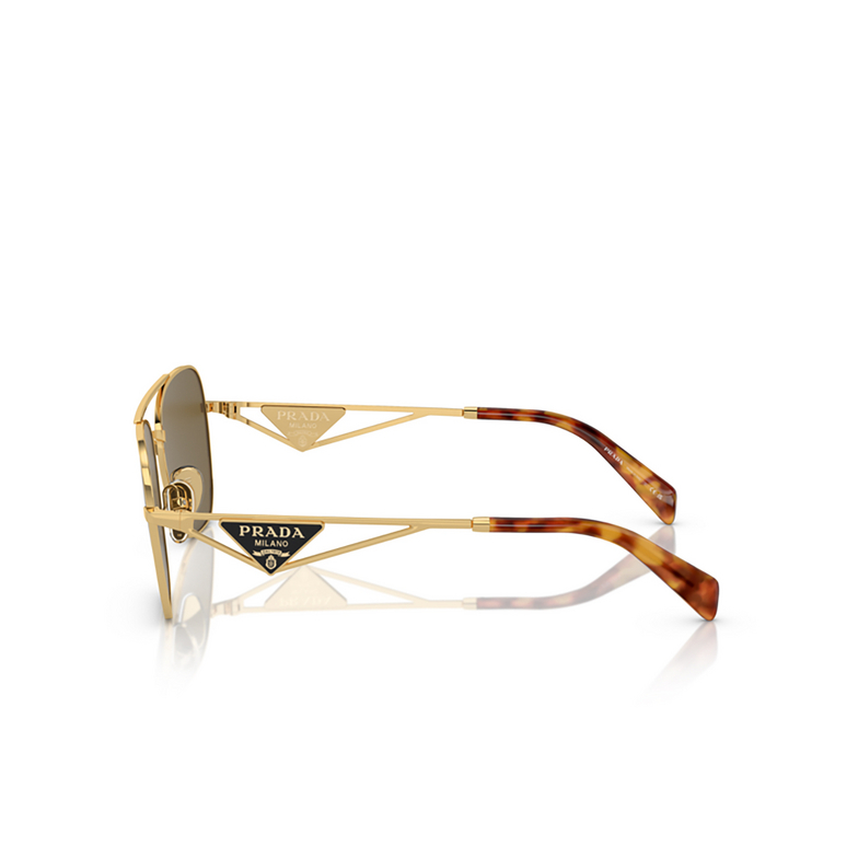 Gafas de sol Prada PR A50S 5AK01T gold - 3/4