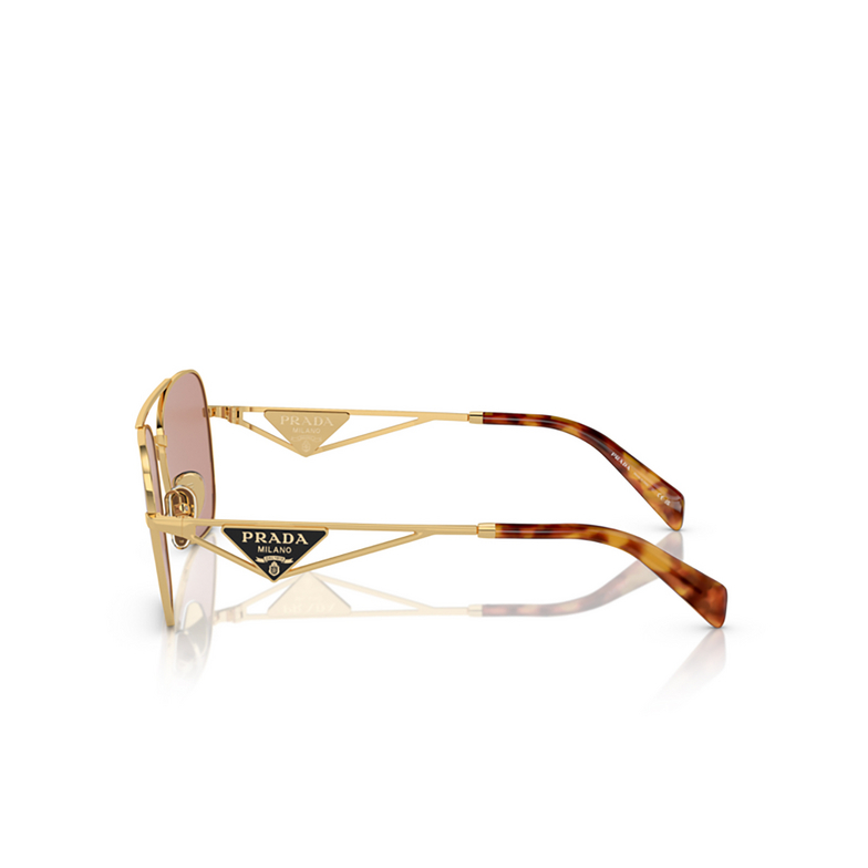 Gafas de sol Prada PR A50S 5AK08M gold - 3/4