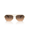 Prada PR A50S Sunglasses ZVN50C pale gold - product thumbnail 1/4