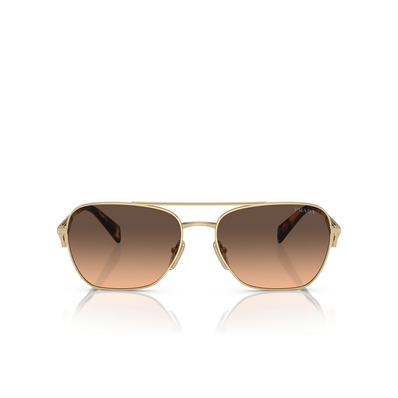 Prada PR A50S Sunglasses ZVN50C pale gold - 1/4