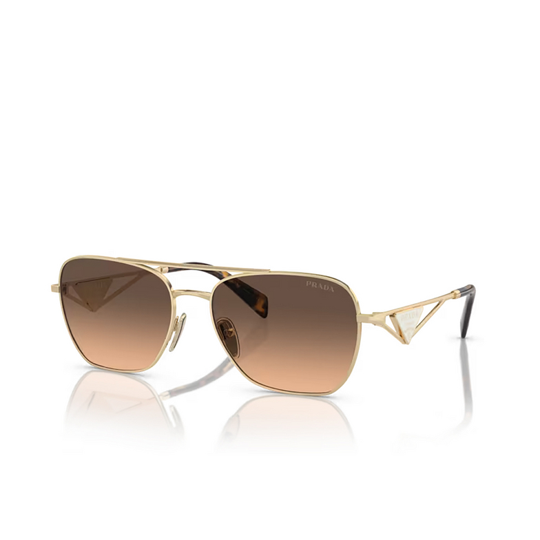 Prada PR A50S Sunglasses ZVN50C pale gold - 2/4
