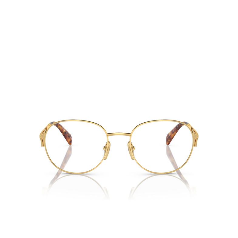 Prada PR A50V Eyeglasses 5AK1O1 gold - 1/4