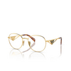 Prada PR A50V Eyeglasses 5AK1O1 gold - product thumbnail 2/4