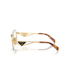 Prada PR A50V Eyeglasses 5AK1O1 gold - product thumbnail 3/4