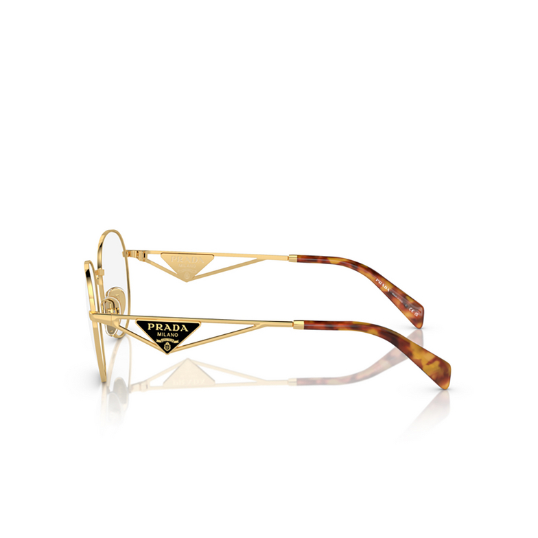 Prada PR A50V Eyeglasses 5AK1O1 gold - 3/4