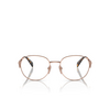 Prada PR A50V Eyeglasses SVF1O1 rose gold - product thumbnail 1/4