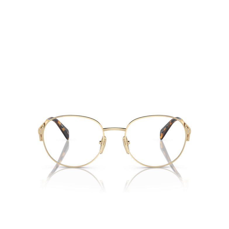 Prada PR A50V Eyeglasses ZVN1O1 pale gold - 1/4
