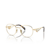 Prada PR A50V Eyeglasses ZVN1O1 pale gold - product thumbnail 2/4