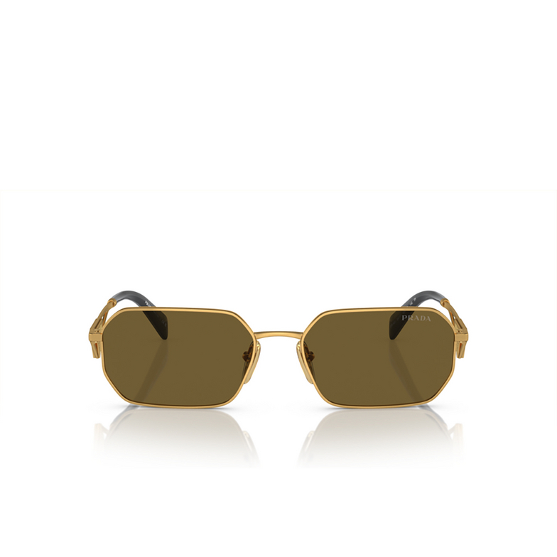 Prada PR A51S Sunglasses 15N01T matte gold - 1/4