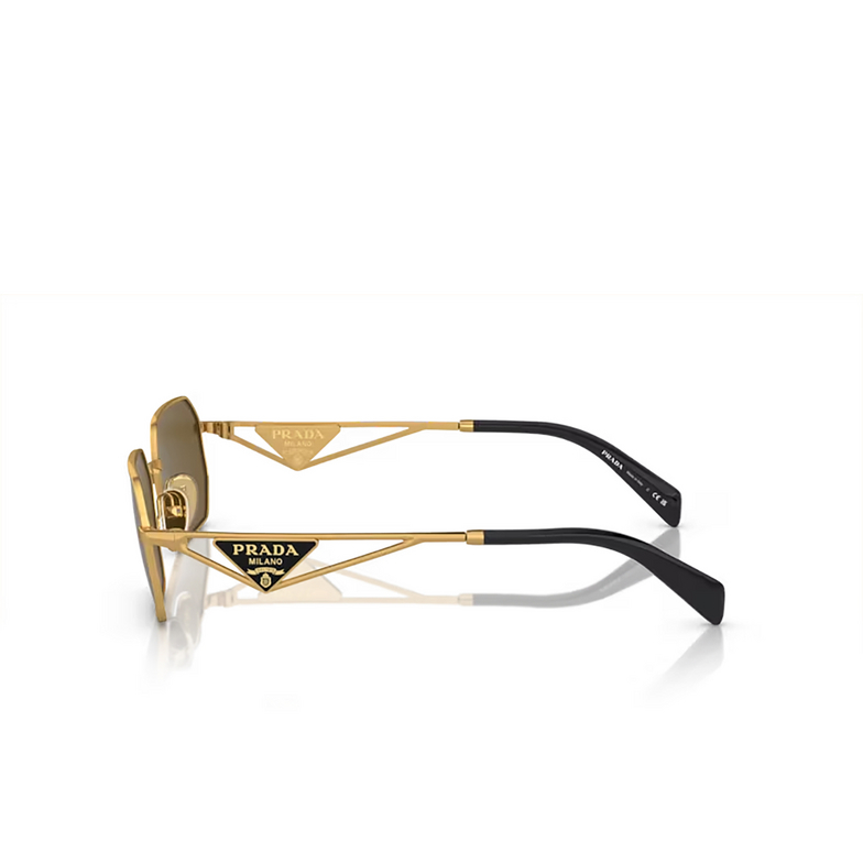 Prada PR A51S Sunglasses 15N01T matte gold - 3/4