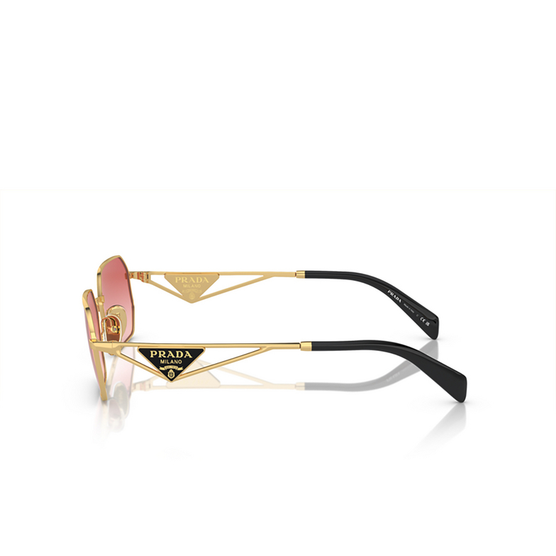 Prada PR A51S Sunglasses 5AK40C gold - 3/4