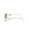 Prada PR A51S Sunglasses ZVN30C pale gold - product thumbnail 3/4